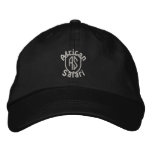African Safari - Black Embroidered Hat