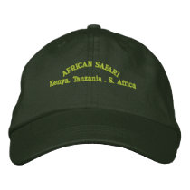 AFRICAN SAFARI EMBROIDERED HAT