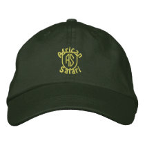 African Safari - Green Embroidered Baseball Caps