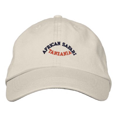 AFRICAN SAFARI, TANZANIA EMBROIDERED HATS by amioki