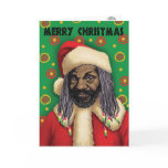 African Santa Greeting ! Greeting Card