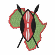 African Shield Embroidered Shirt