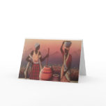 African sisterhood greeting card