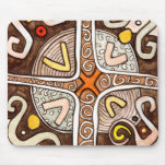 African Style Motif Mousepad