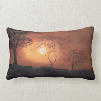 African sunset(2) mojo custom pillow