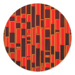African Textile Inspired Abstract stickers