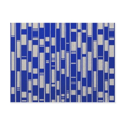 African Textile Inspired Abstract - V2 Postcards by artberry