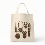 AFRICAN TRIBAL ART TOTE BAGS