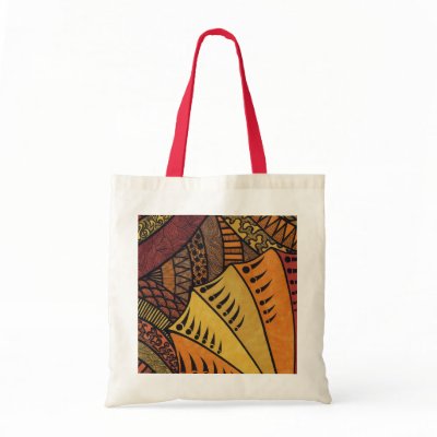 African Tribal Tote Bags by Illusio