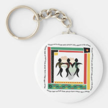 African Unity Key Chains