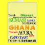 African_Urban Custom Greeting Cards