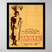 African Vineyard Print