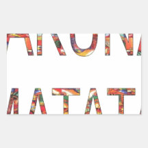 African Vintage Colors Hakuna Matata.jpg Stickers