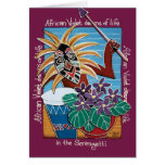 African Violet in Serengetti cards