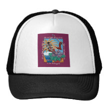 African Violet in Serengetti Mesh Hat