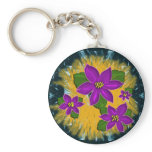 african violet keychains