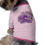 African Violet Purple Pet T Shirt