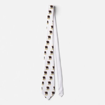 African Water Buffalo Custom Ties by DODGERFL