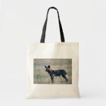 African Wild Dog Canvas Bags