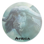 African Wildlife art Stickers