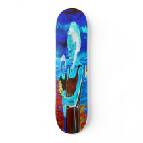 African Woman and Child, Surreal Skate Deck