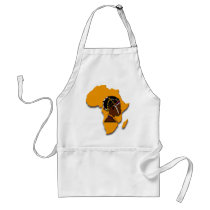 African Woman on the Continent Aprons