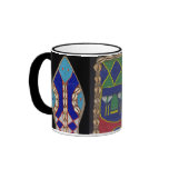 African Yoruba beaded effigy mug