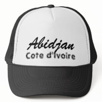 Africankoko custom Abidjan, Côte d'Ivoire Mesh Hat