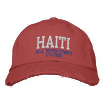 AFRICANKOKO CUSTOM 'HAITI' EMBROIDERED HAT