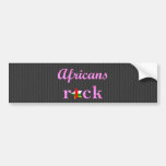 Africans Rock - Cute Pink Bumper Sticker