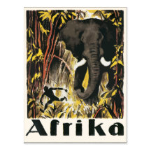 Afrika, Vintage Post Cards