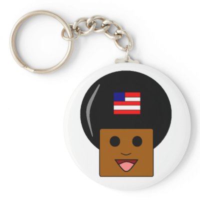 Afro American Pride keychain by Afrothunder_92