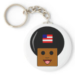 Afro American Pride keychain