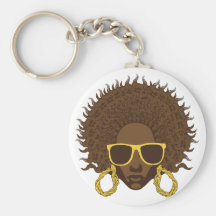 Afro Cool Keychain