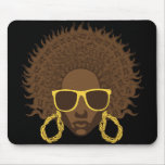 Afro Cool Mouse Pad