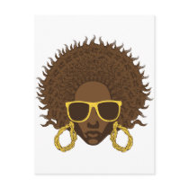 Afro Cool Post Card