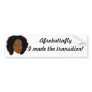 Afrobuttafly Bumper Sticker