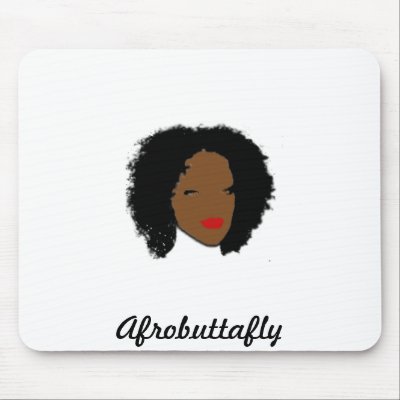 Afrobuttafly Mouse Pad by Afrobuttafly