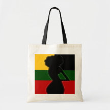 AFROcan Lady Tote Canvas Bags