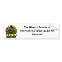 AfroRadio.co Official Bumper Sticker