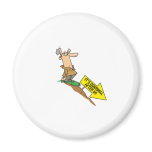 After 60 It's All Downhill Fridge Magnet