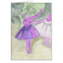 After Degas greetings card Coloured