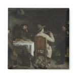 After Dinner at Ornans, 1848 Fridge Magnet