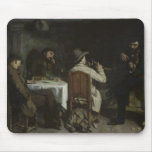 After Dinner at Ornans, 1848 Mouse Pads