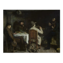 After Dinner at Ornans, 1848 Postcards