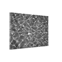 After Hockney - Black & White: Light on water