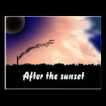 After the sunset postcards