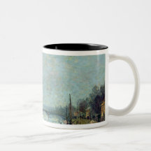 After the Thaw, the Seine at Suresnes Bridge Coffee Mugs