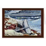 After The Tornado By Homer Winslow (Best Quality) Greeting Cards