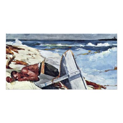 After The Tornado By Homer Winslow (Best Quality) Photo Cards by Artcollection